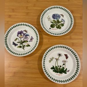 Botanic Garden 8.5 inch salad plates x3